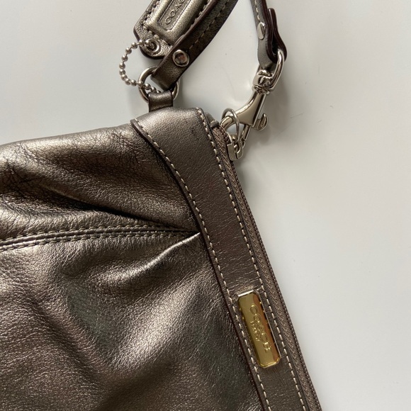 Silver Coach Wristlet - Picture 4 of 4
